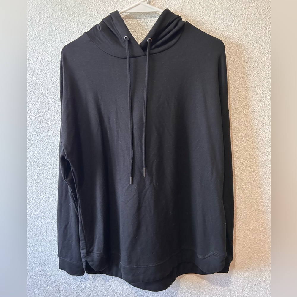 Women's Black Lightweight Pullover Hoodie